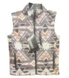 Hooey Men's Aztec Softshell Vest In Grey/multi In Neutral