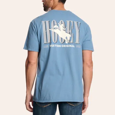 Hooey Men's Blue Wild Ride Graphic T-shirt