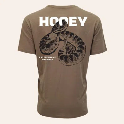 Hooey Men's Brown Rattlesnake Roundup Graphic T-shirt In Multi