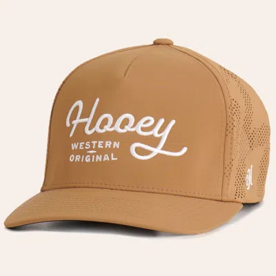 Hooey Men's Caramel Performance Logo Embroidered Cap In Brown