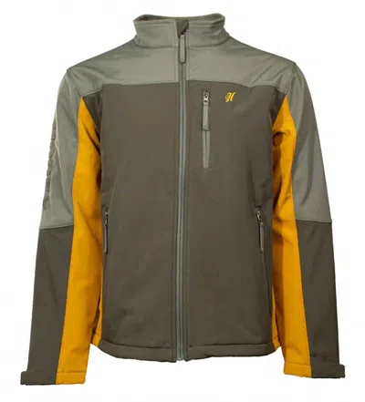 Hooey Men's Color Block Softshell Jacket In Brown/multi