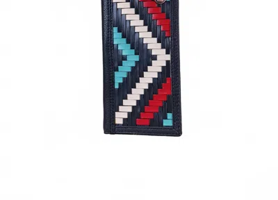 Hooey Men's Hawk Woven Aztec Rodeo Wallet In Black In Multi