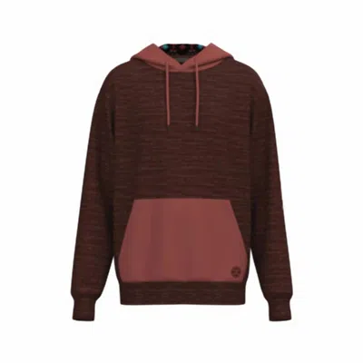 Hooey Men's Hoody Sweatshirt In Red In Brown