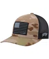 Hooey Men's  Camo, Black Liberty Roper Team Trucker Snapback Hat In Camo,black