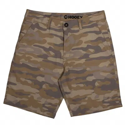 Hooey Men's Hybrid Shorts In Brown Camo