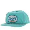 HOOEY MEN'S LOCAL HAT IN TURQUOISE W/ BLUE & WHITE PATCH HAT