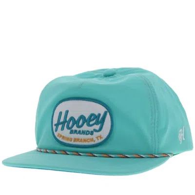 Hooey Men's Local Hat In Turquoise W/ Blue & White Patch Hat In Multi