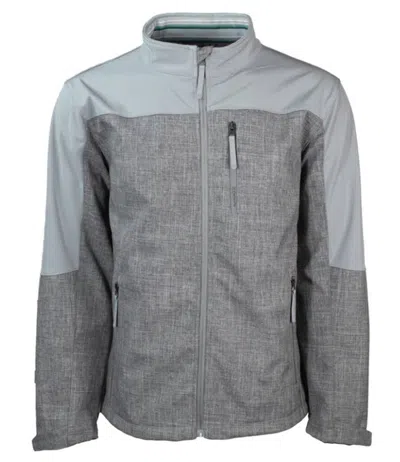 Hooey Men's Softshell Jacket In Grey In Gray