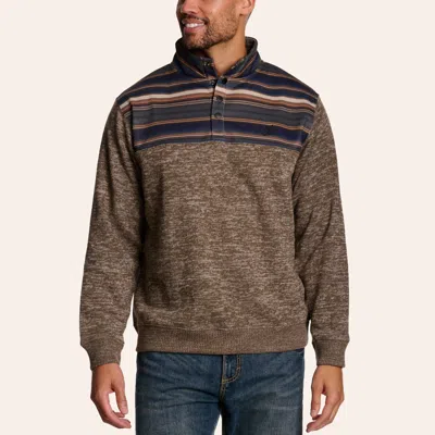 Hooey Men's Stevie Brown Serape Print Pullover In Multi