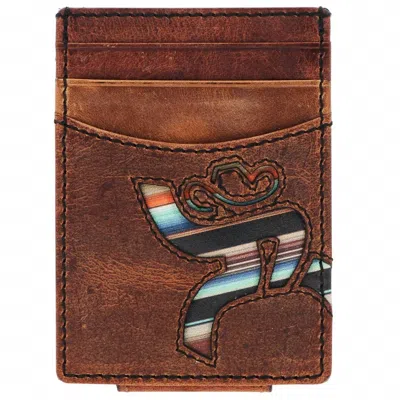 Hooey Men's Sunset Serape Money Clip Wallet In Brown