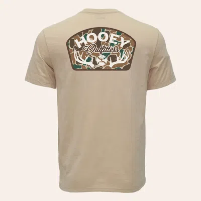 Hooey Men's Tan Outfitters Graphic T-shirt In Brown