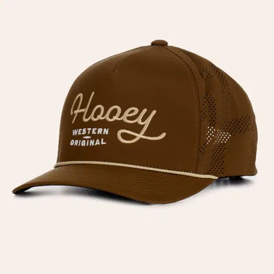Hooey Og Brown & Tan Embroidered Curved Bill Cap