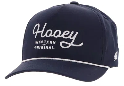 Hooey Og Five Panel Trucker Cap In Navy In Blue