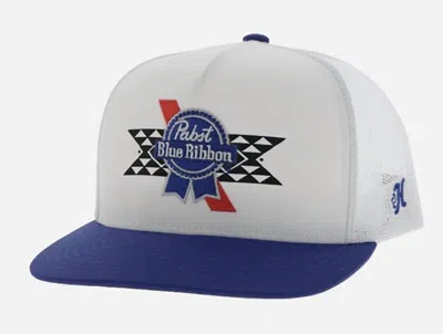 Hooey Pabst Ribbon Hat In White In Black