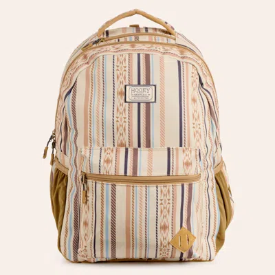 Hooey Recess Cream Aztec Stripe Print Backpack In Brown