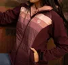 Hooey Softshell Stripe Jacket In Maroon