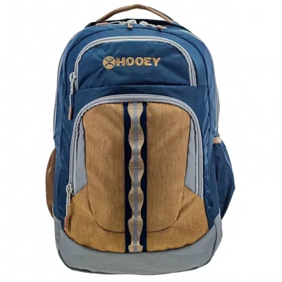 Hooey Unisex Ox Backpack In Navy/ Tan Accents