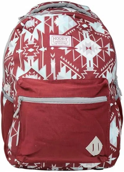 Hooey Unisex Recess Backpack In Aztec/ Burgundy