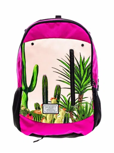 Hooey Unisex - Rock Backpack In Pink Cactus In Multi
