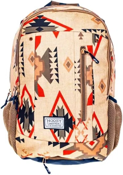 Hooey Unisex - Rock Backpack In Tan/aztec