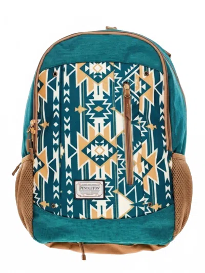 Hooey Unisex - Rock Backpack In Teal/aztec