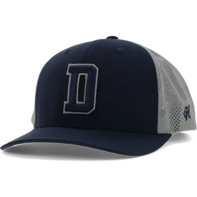 Hooey White Dallas Cowboys D Logo Trucker Adjustable Hat In Burgundy