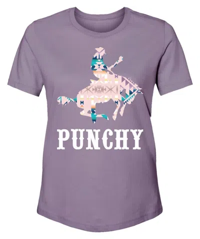 Hooey Women's Bronc Shirt In Purple