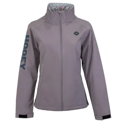 Hooey Women's Logo Sleeve Jacket In Grey In Gray