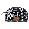 Hooey Women's Puebla Accessory Large Aztec Pattern Bag In Black/white In Multi