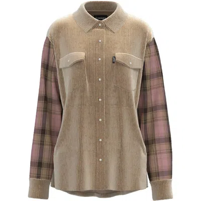 Hooey Women's Shacket - Plus In Tan In Multi