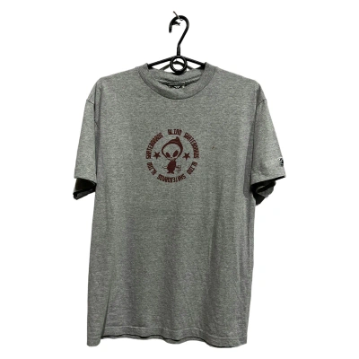 Pre-owned Hook Ups X Vintage Blind Skateboards Vintage Logo T-shirt Size M In Grey