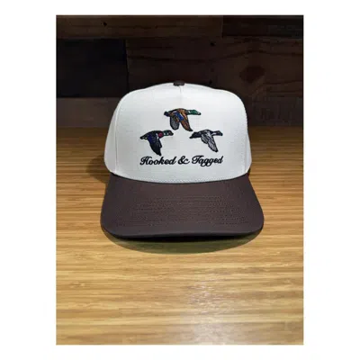 Hooked And Tagged Men's  Flyway Adjustable Hat In Brown