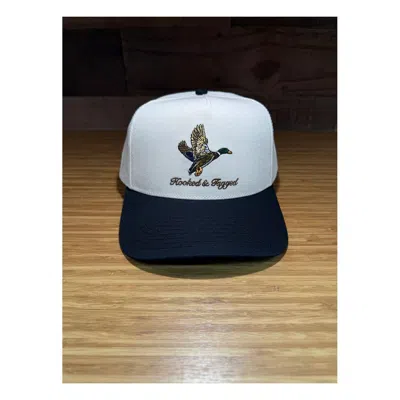 Hooked And Tagged Men's  In-flight Adjustable Hat In Black