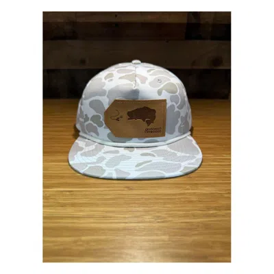 Hooked And Tagged Men's  Largemouth Bass Adjustable Hat