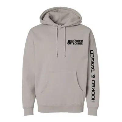 Hooked And Tagged Men's  The Progression Hoodie In Gray