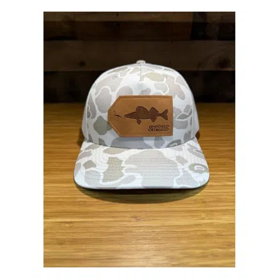 Hooked And Tagged Men's  Walleye Adjustable Hat