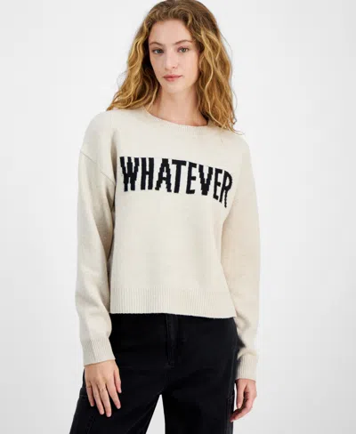 Hooked Up By Iot Juniors' "it Girl" Crewneck Sweater In Whatever