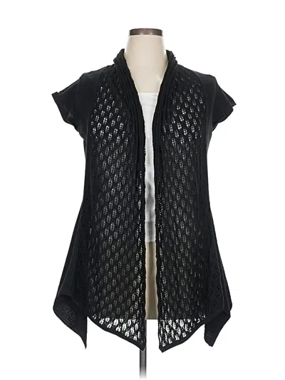 Pre-owned Hooked Up Kimono In Black