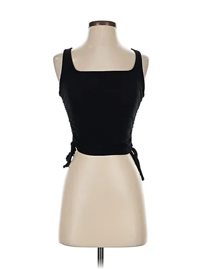 Pre-owned Hooked Up Tank Top Black Strapless Neckline Tops