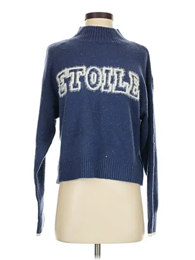 Pre-owned Hooked Up Turtleneck Sweater In Blue