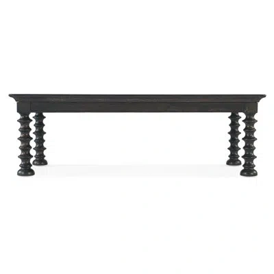 Hooker Furniture Big Sky 4 Legs Cocktail Table In Black