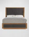 Hooker Furniture Big Sky Queen Panel Bed In Rustic Wood