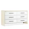 Hooker Furniture Cascade Six Drawer Dresser In Chalk