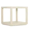 Hooker Furniture Cascade Collection Square End Table In Chalk