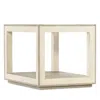 Hooker Furniture Cascade Collection End Table In Chalk