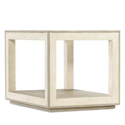 Hooker Furniture Cascade Collection End Table In Chalk