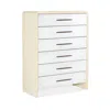 Hooker Furniture Cascade Six-drawer Chest In Chalk
