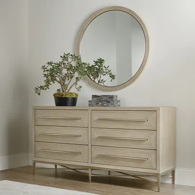 Hooker Furniture Cascade Six-drawer Dresser In Taupe
