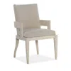 Hooker Furniture Cascade Upholstered Armchair In Light Wood