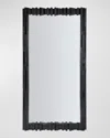 Hooker Furniture Chapman Shou Sugi Ban 85" Floor Mirror In Charred Black